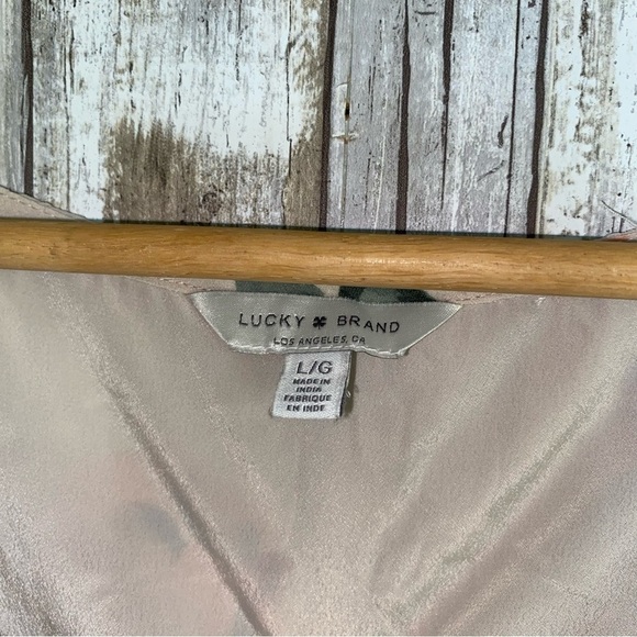 Lucky Brand Pale Pink Floral Blouse - Picture 6 of 6